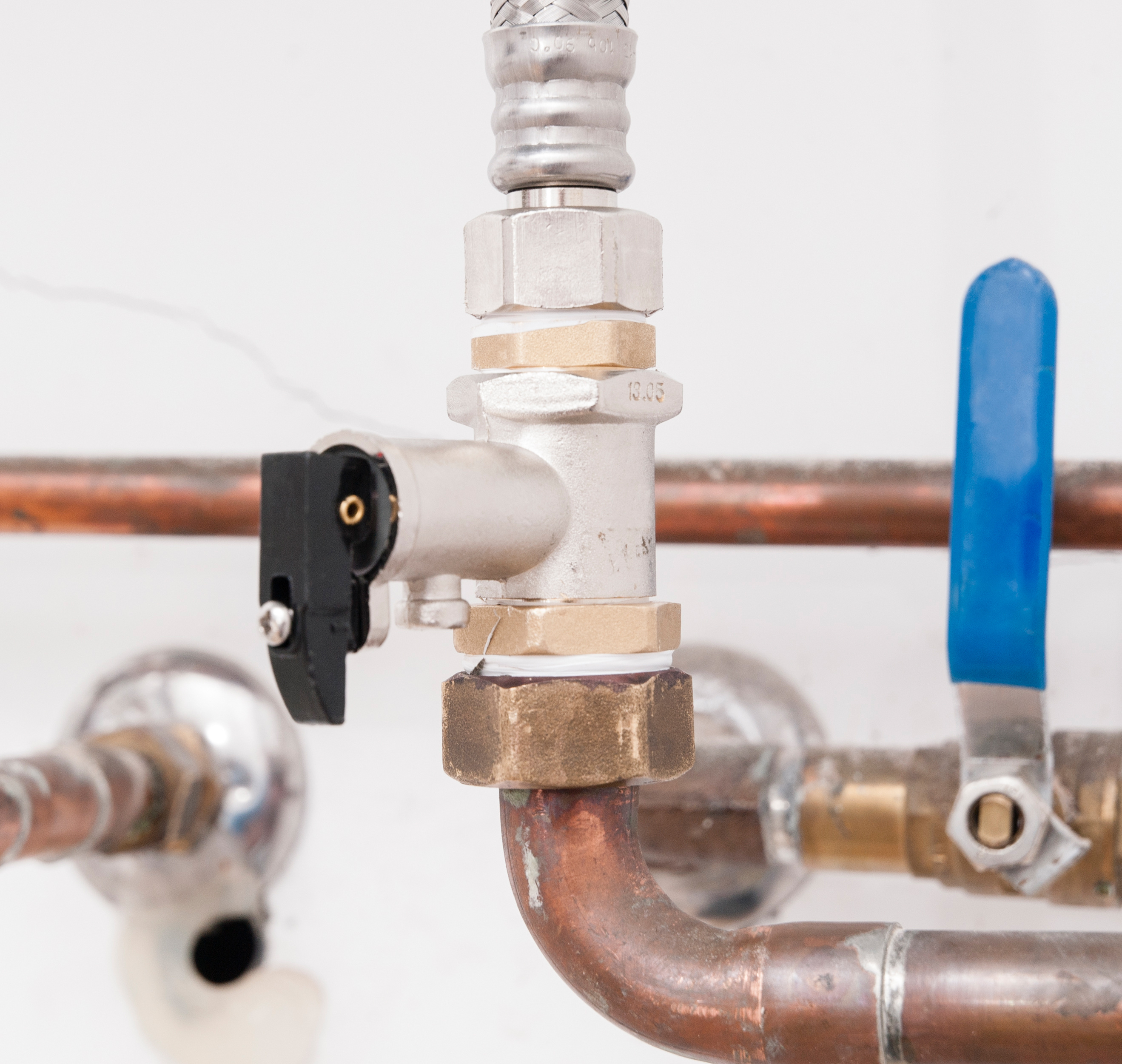 Plumbing inspection of leaking fittings